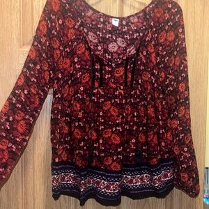 Old Navy Long Sleeve Blouse size XL
